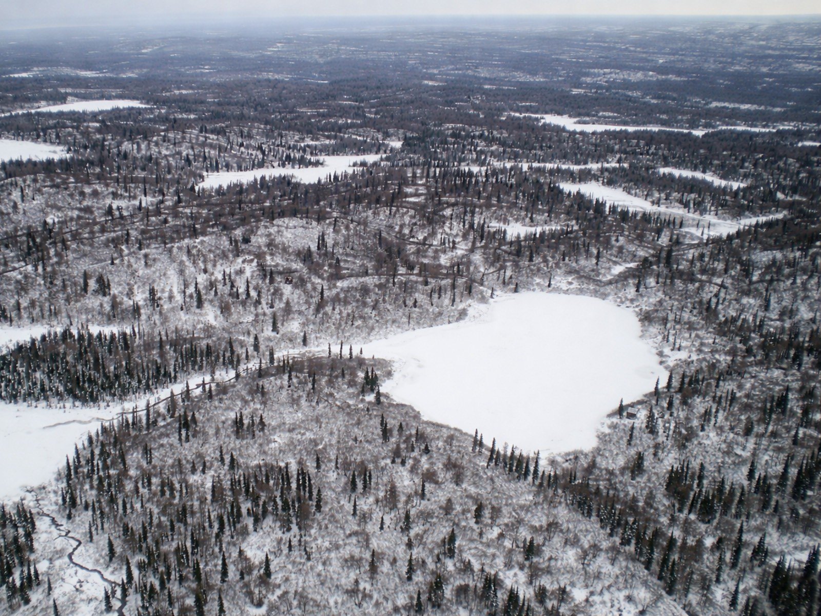 Remote Lakefront Recreational Land with Cabin