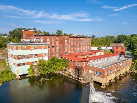 Historic Warehouse Along Presumpscot River