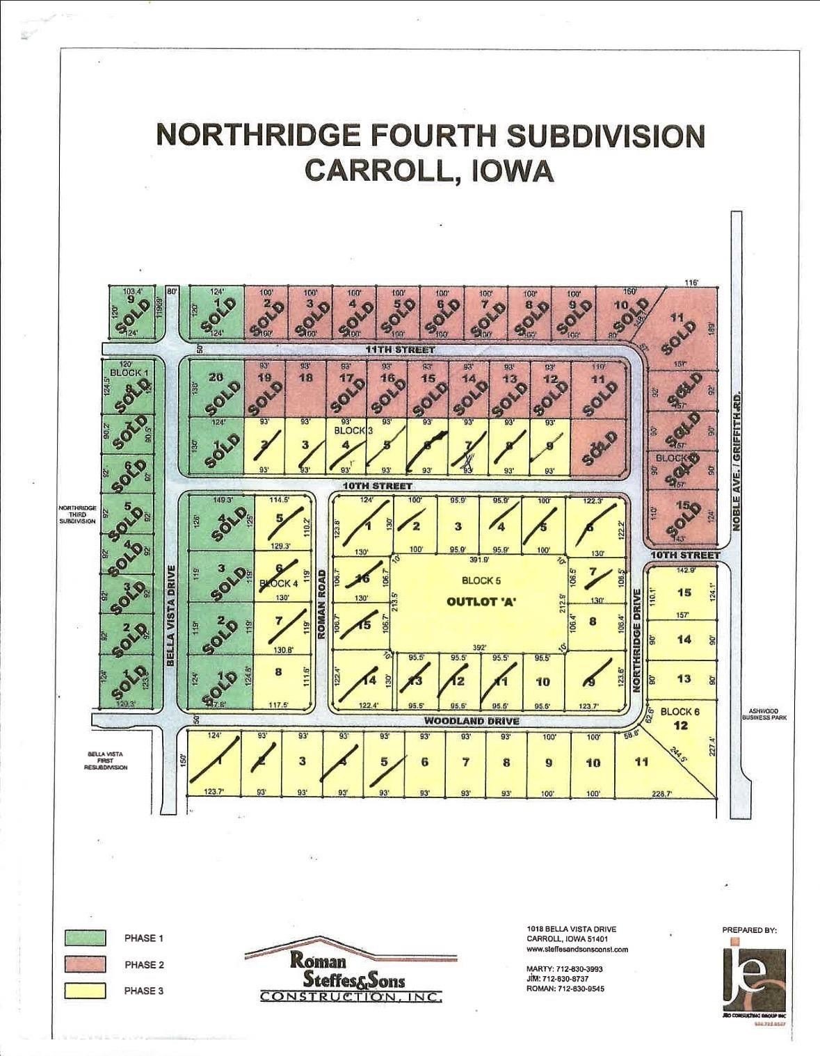 Residential Lots in Carroll, Iowa
