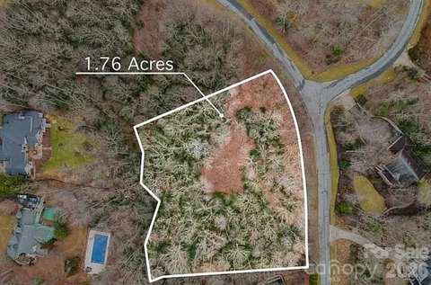 Asheville Wooded Lot in Gated Community