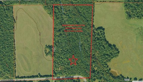 Wooded Recreational Land Acreage