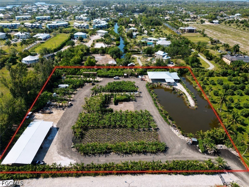 Pine Island Land with Structures