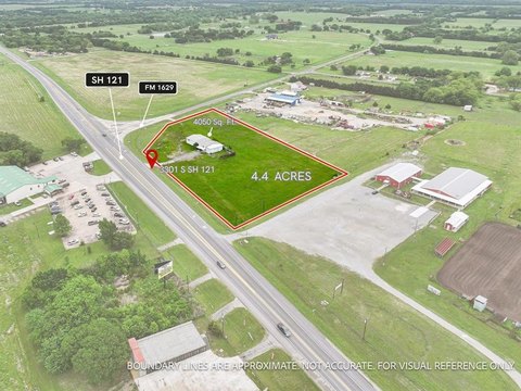 Bonham Commercial Property on 4.4 Acres