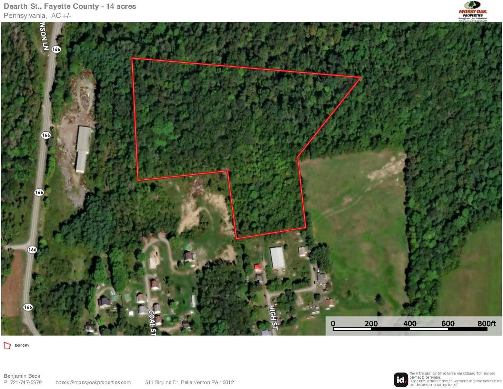 Redstone, PA Wooded Acreage