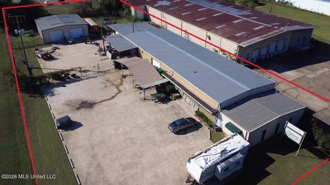 Warehouse Building with On-Site Parking