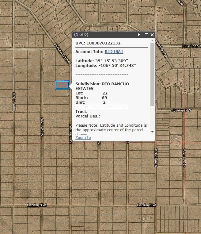 Residential Land in Rio Rancho