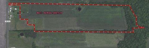 Level Farmland Tract with Water