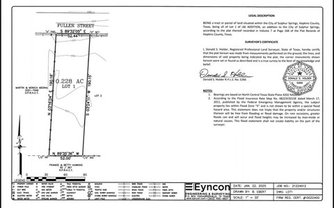Land Available in Sulphur Springs
