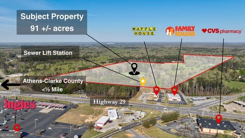 Prime Development Land in Hull, GA