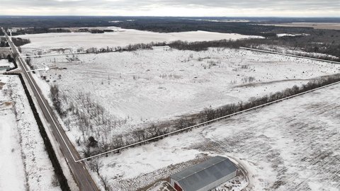 Reclaimed Gravel Mine Recreational Land