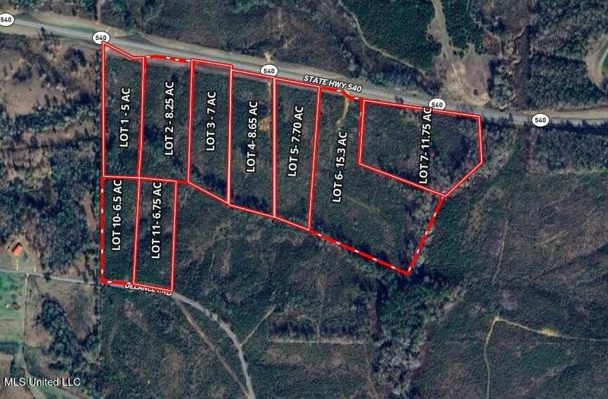 Land in Braxton, Mississippi