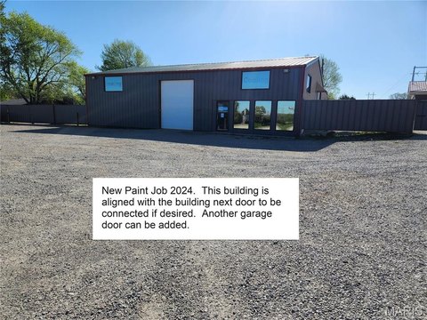 Service Manufacturing Building with Garage Doors