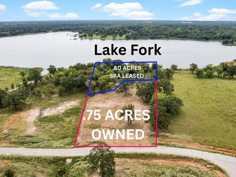Lakefront Buildable Land in Subdivision