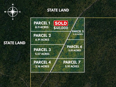 Wooded Recreation Land Parcel