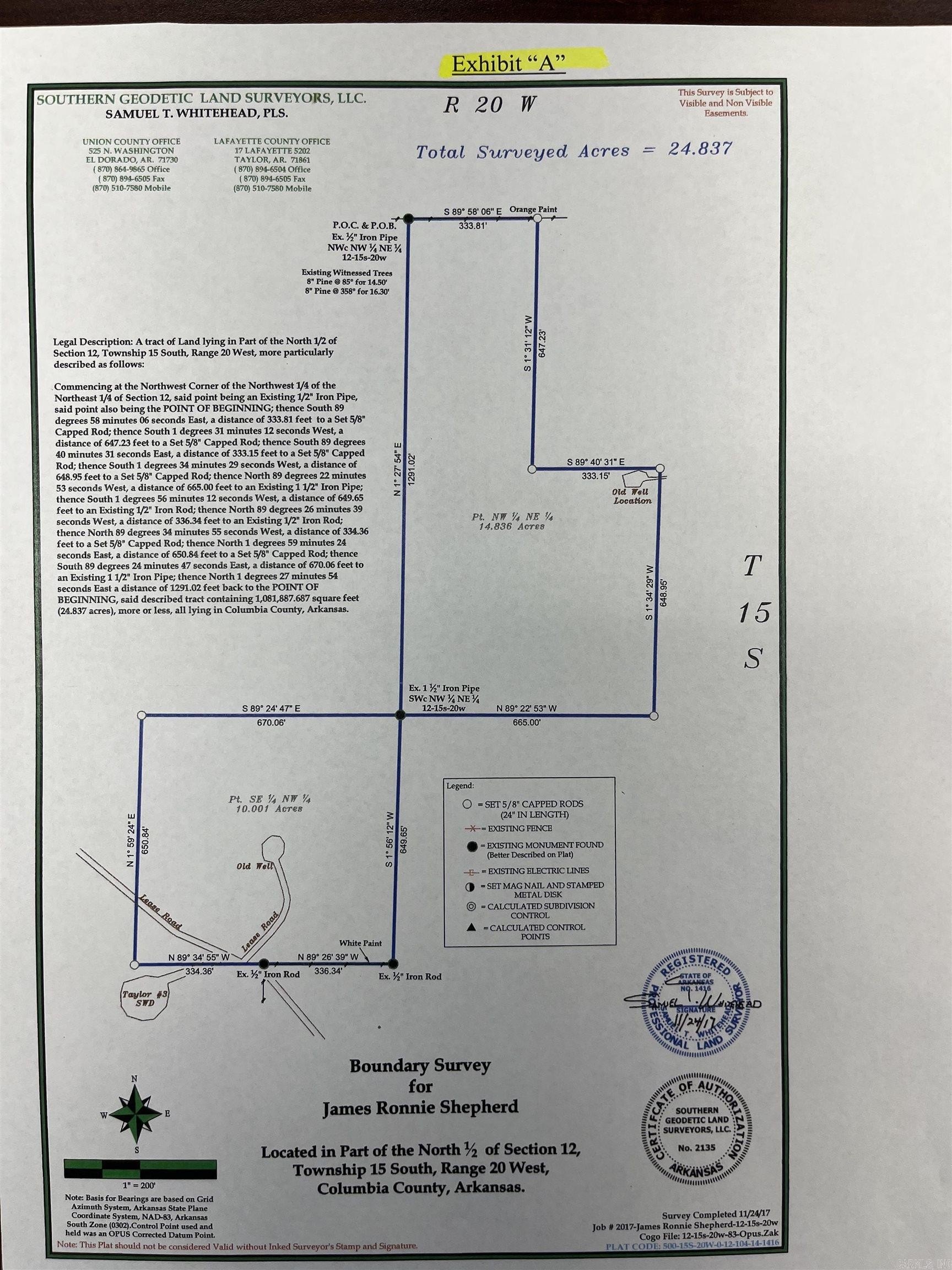 Magnolia Land with Timber Potential