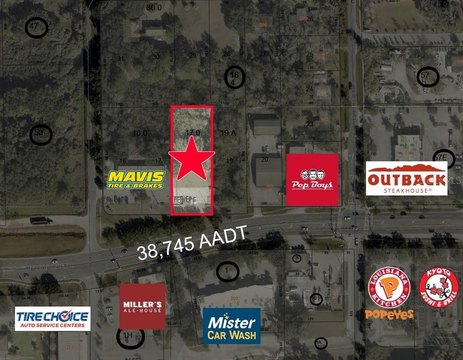 General Commercial Pad Site with Drive Access