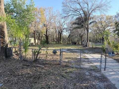 Cleared Lot in Tampa Neighborhood