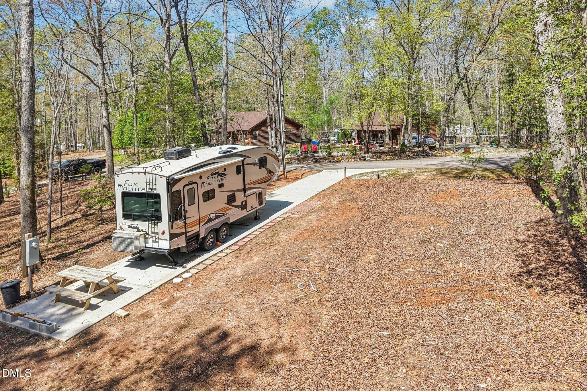 Cleared Lot with RV Included