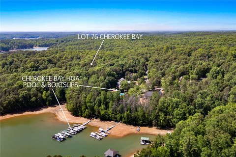Lake Hartwell Lot with Boat Slip