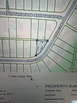 LAND/LOTS, BIRMINGHAM, AL