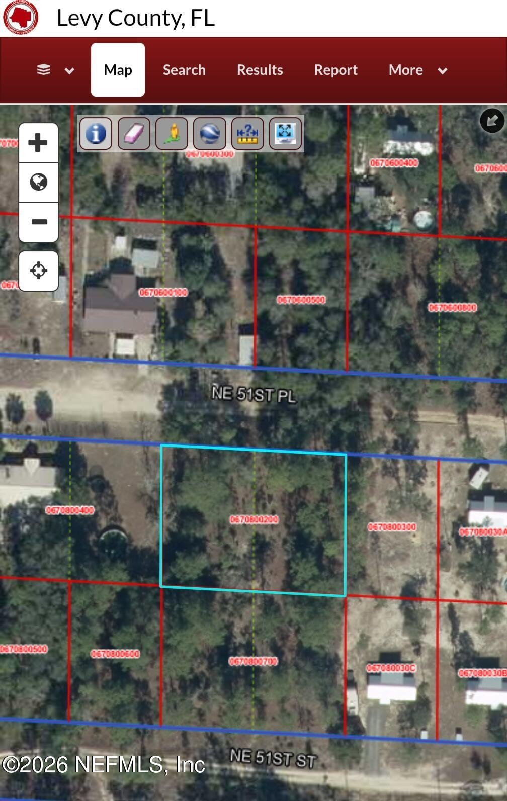 Williston, Florida Vacant Lot