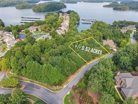 Double Lakefront Lot with Boat Slip