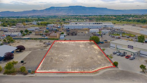 Fenced Commercial Land