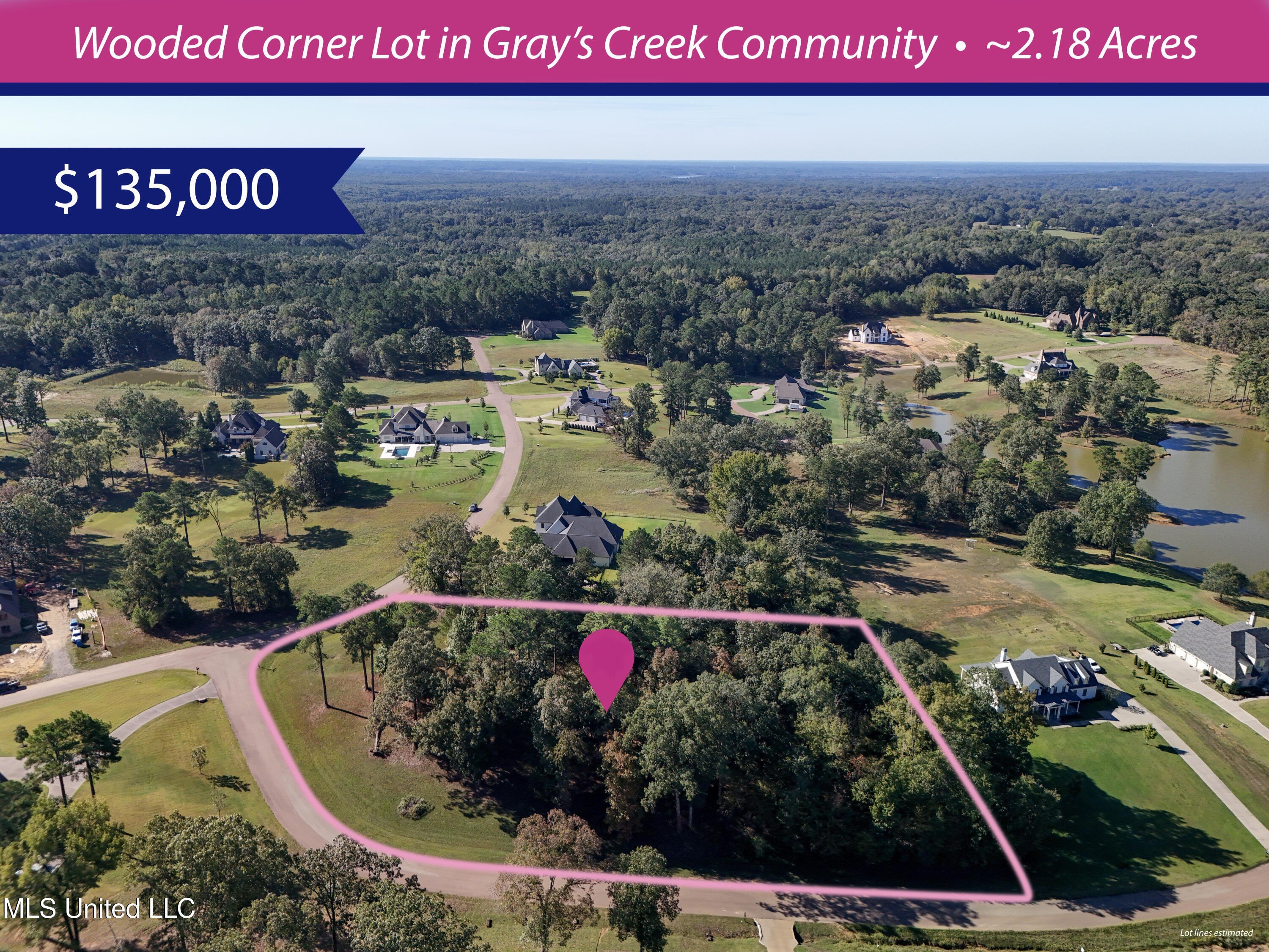Elevated Wooded Lot in Hernando
