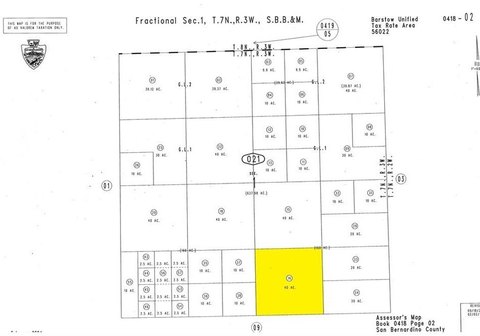 40 Acres in Barstow OHV