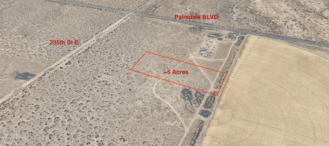 Palmdale Land with Desert Views