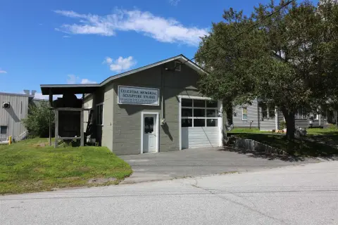 Manufacturing Building with Cranes