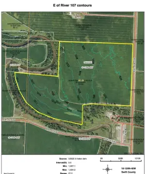 Farmland Tract with Chippewa River