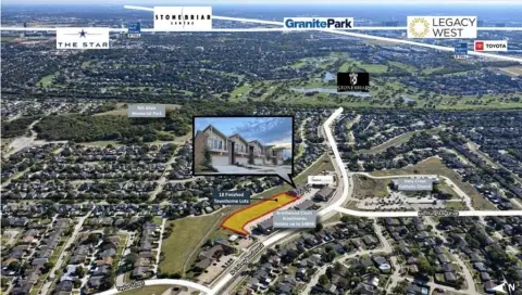 Finished Townhome Lots in The Colony