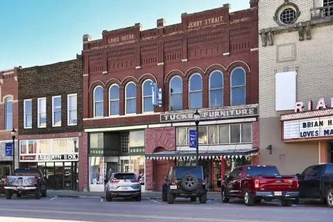 Brick Storefront with Mezzanine