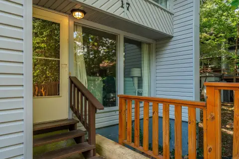 Wooded Duplex with Deck