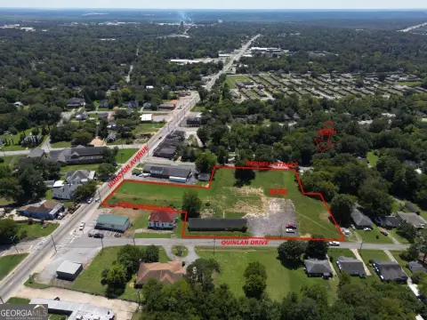 Commercial Land with Brick Building