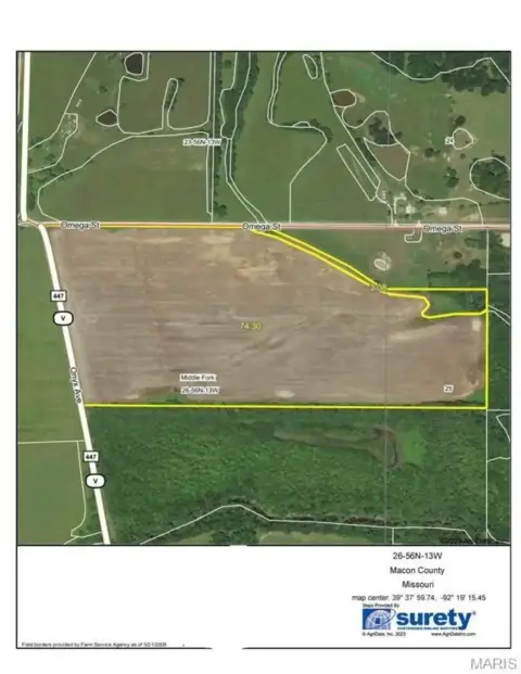 Macon County Tillable Acreage Farm