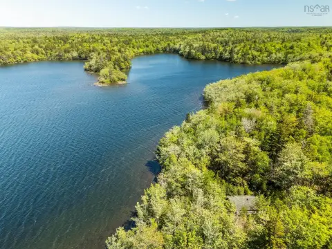 Waterfront Land with Log Cabin