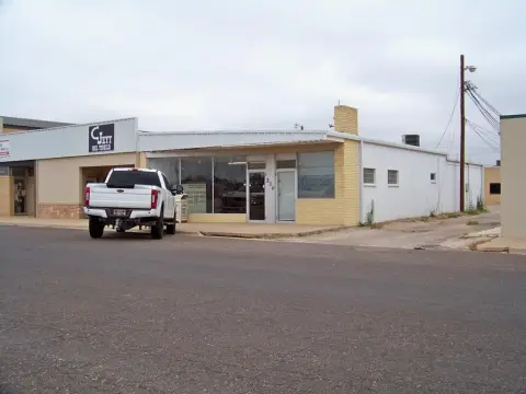 Brick Office Building with Open Entry