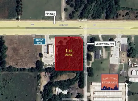 Red Oak Commercial Land Available