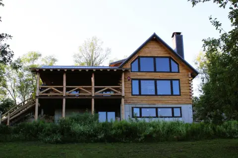 Adirondack Horse Ranch with Log Home