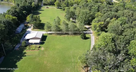 Lakefront Land with Metal Building
