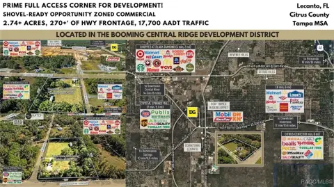 Prime Commercial Corner in Lecanto