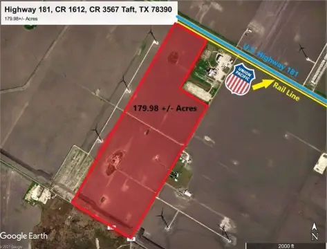 Taft, TX Industrial Land Parcel
