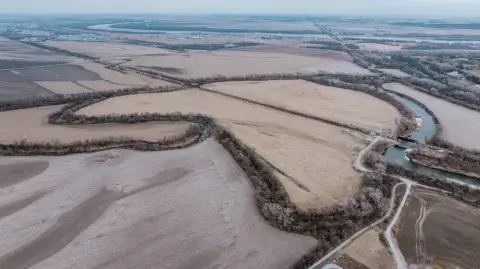 Irrigated Land Near Ashland, Nebraska