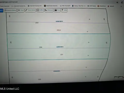 Waterfront Lot in Waveland, MS