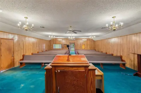 Wolfe City Church on Corner