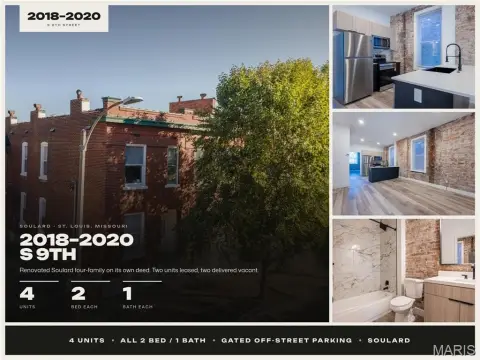 Renovated 4-Unit Quadplex