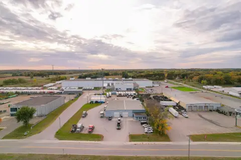 Truck Terminal with Truck Wash