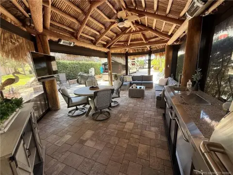 RV Lot with Tiki Hut